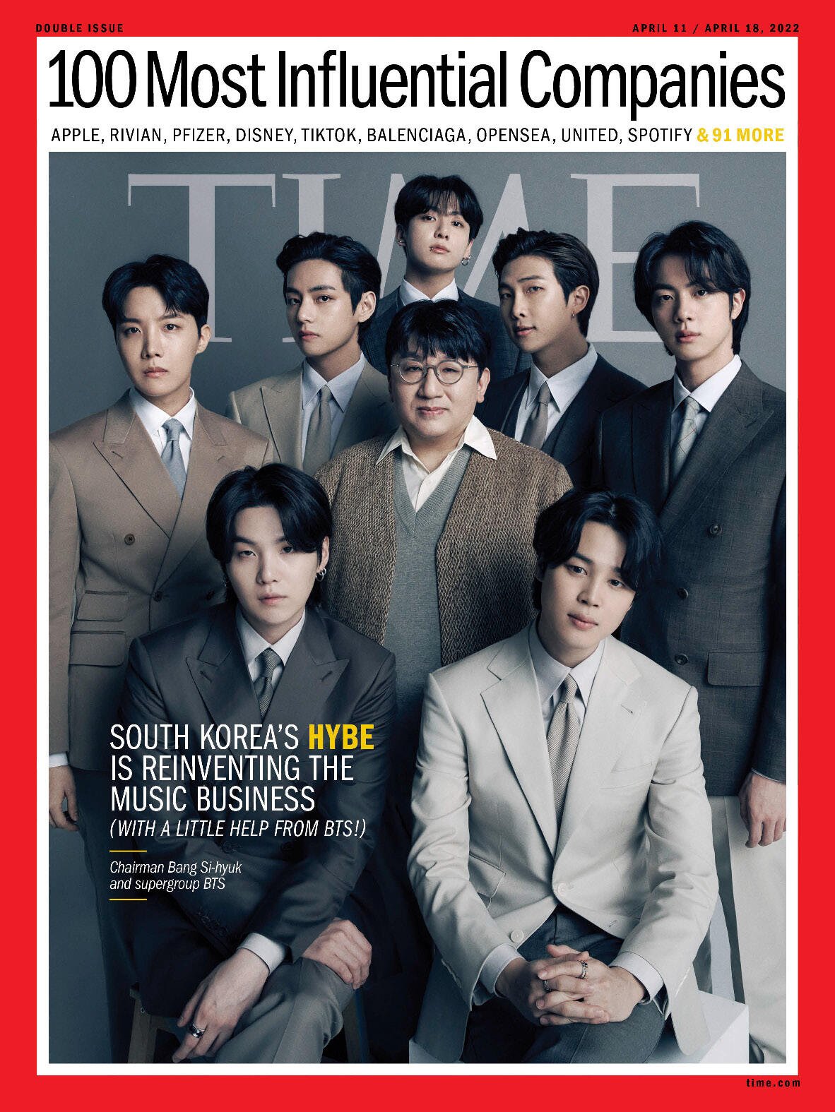 『TIME Asia Edition』（2022年4月11日発行）表紙